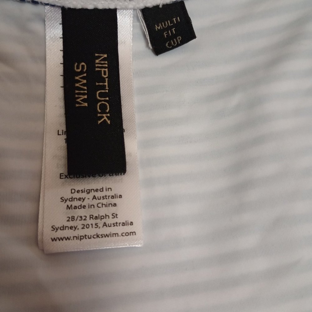 Nip Tuck Sorrento Stripe Joanne One Piece Swimsuit NWT Size 8 - Picture 8 of 10